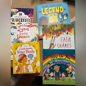 SIX Usborne/Kane Miller Children's Book Collection - Colorful and Educational